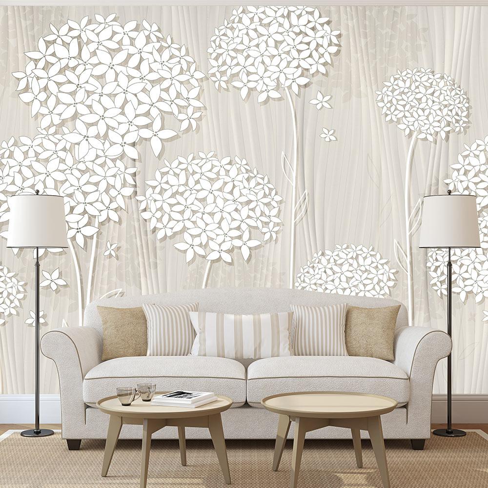 Fototapet - Creamy Daintiness - 150 x 105 cm - Standard