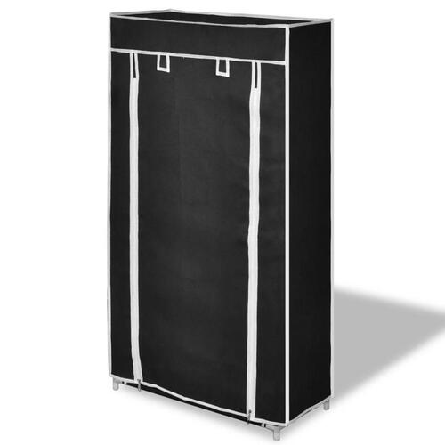 Sko sorte belægning 58x28x106 cm