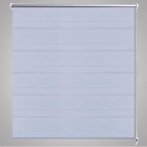 Rullegardin i zebradesign 70 x 120 cm hvid