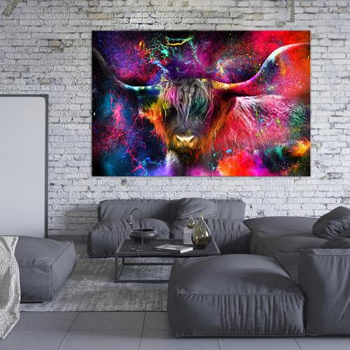 Billede - Colorful Bull (1 Part) Wide