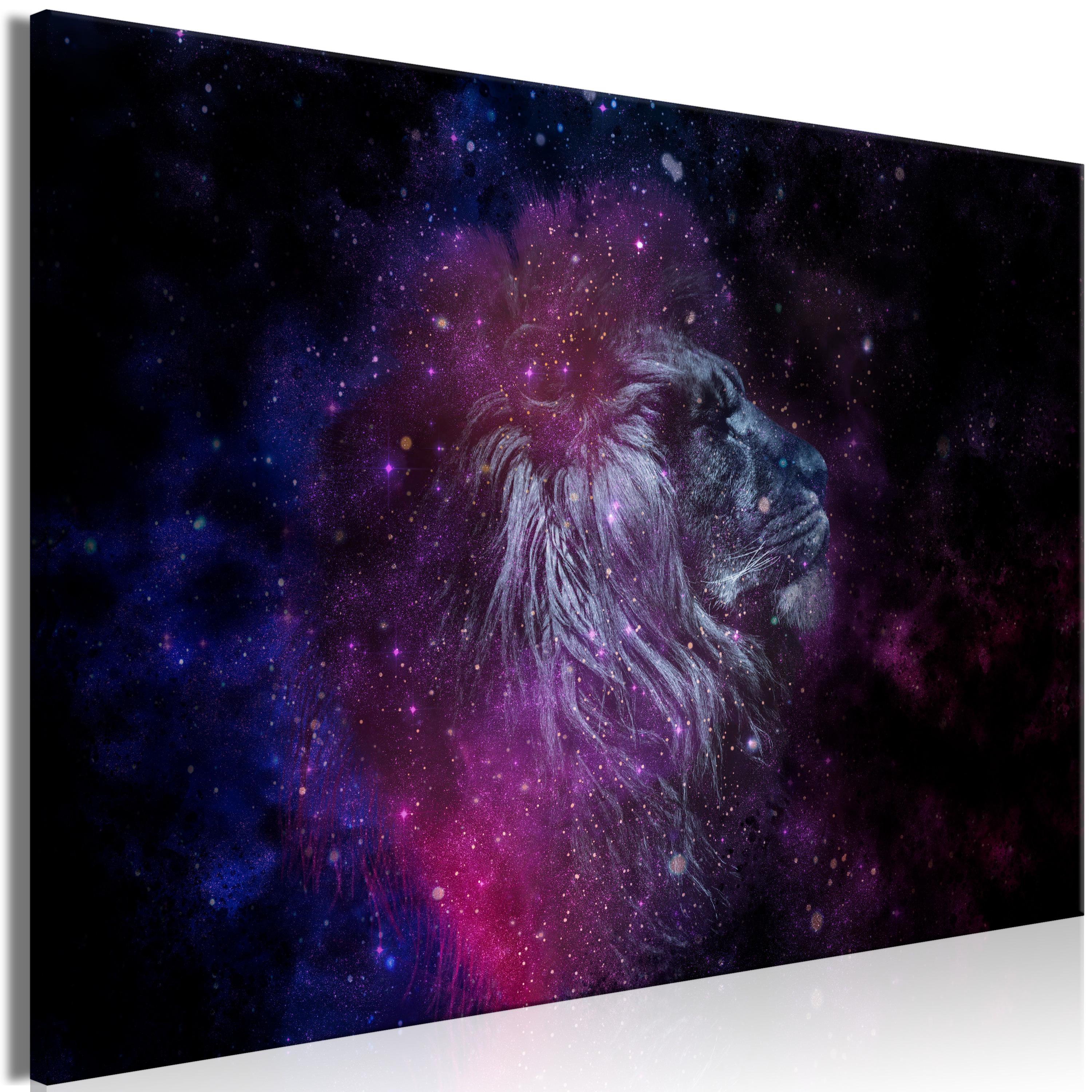 Billede - Cosmic Lion (1 Part) Wide - 60 x 40 cm - Premium Print