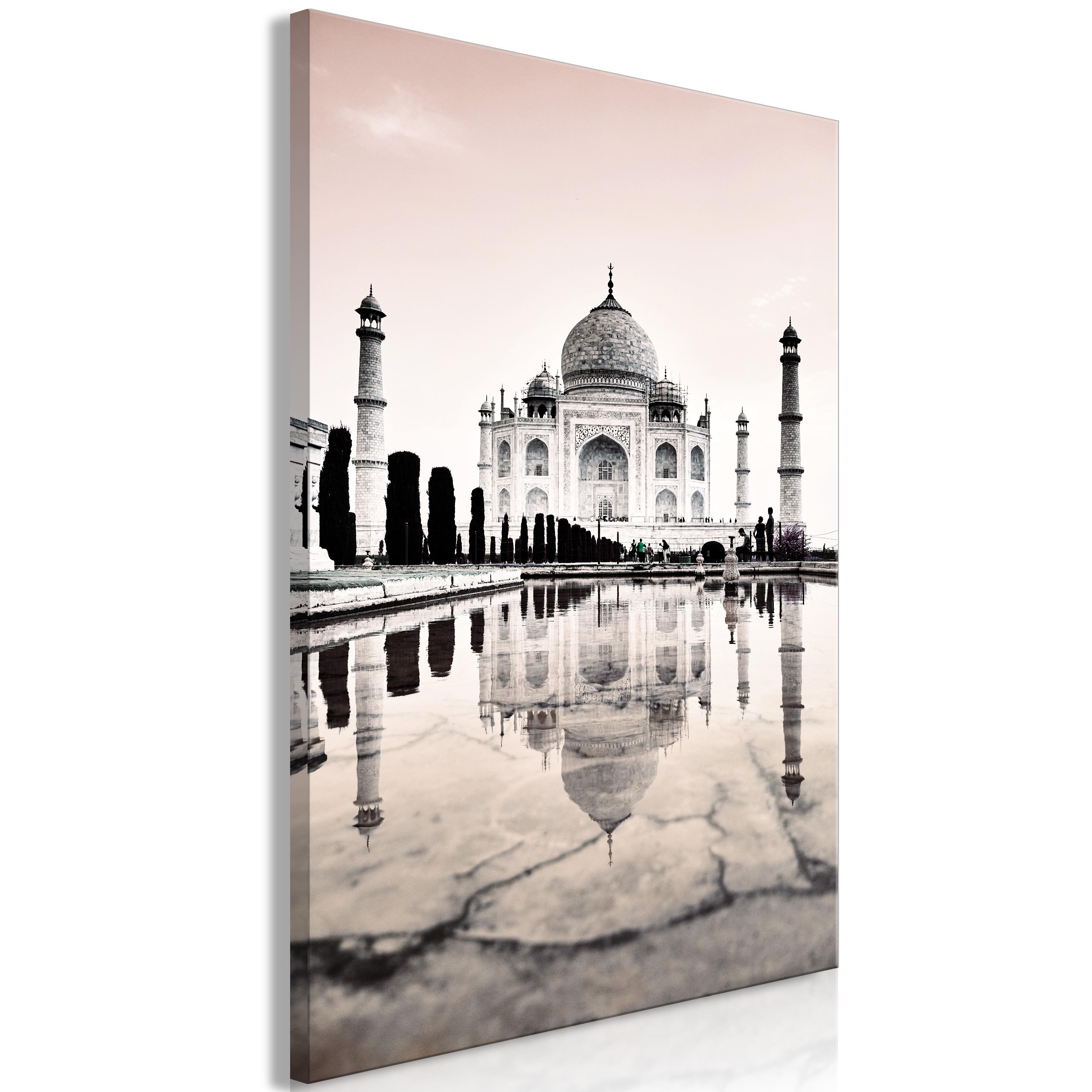 Billede - Taj Mahal (1 Part) Vertical - 60 x 90 cm - Standard