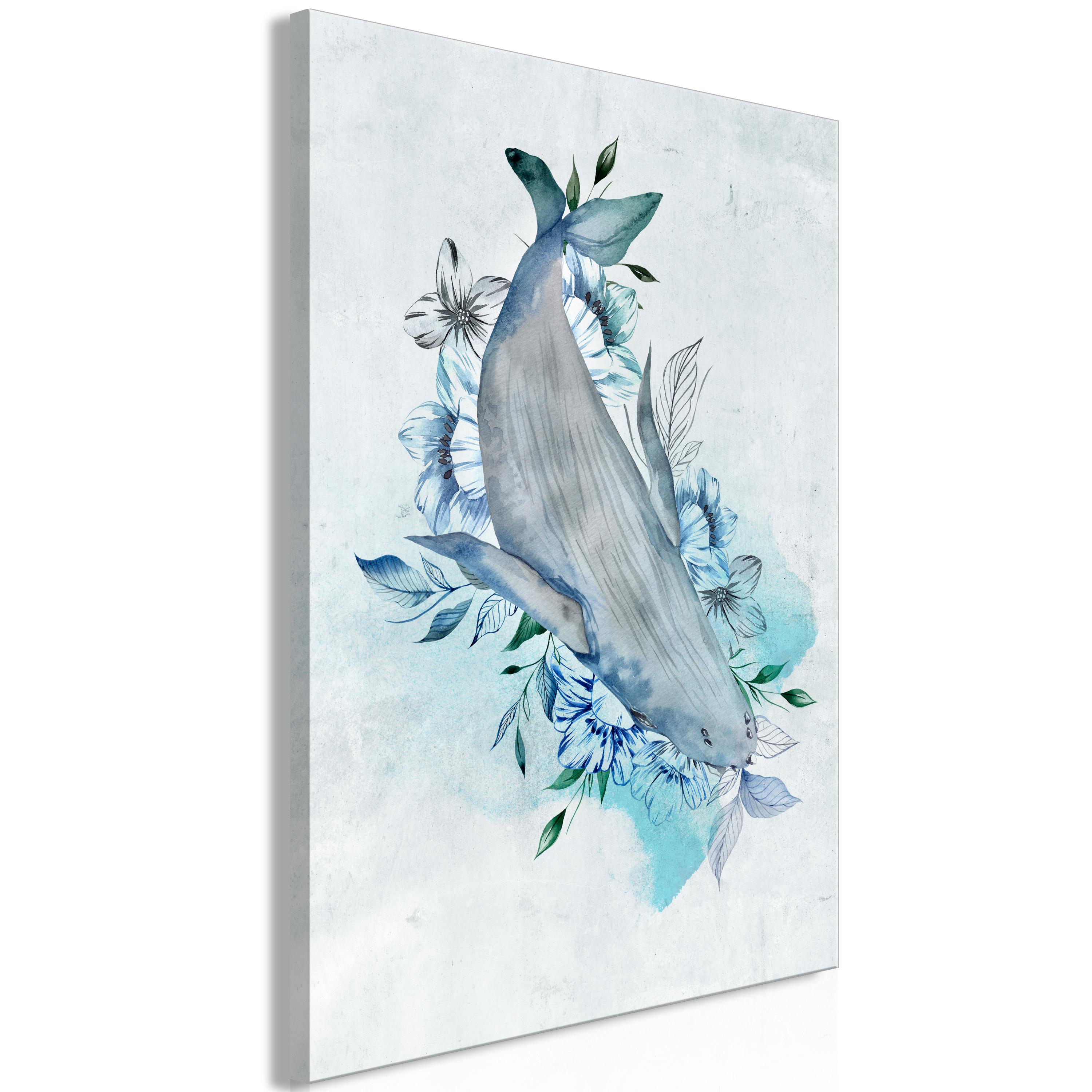 Billede - Mrs. Whale (1 Part) Vertical - 60 x 90 cm - Premium Print