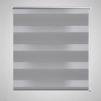 Rullegardin i zebradesign 80 x 150 cm grå
