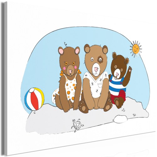 Billede - Teddy Bears on the Beach (1 Part) Wide