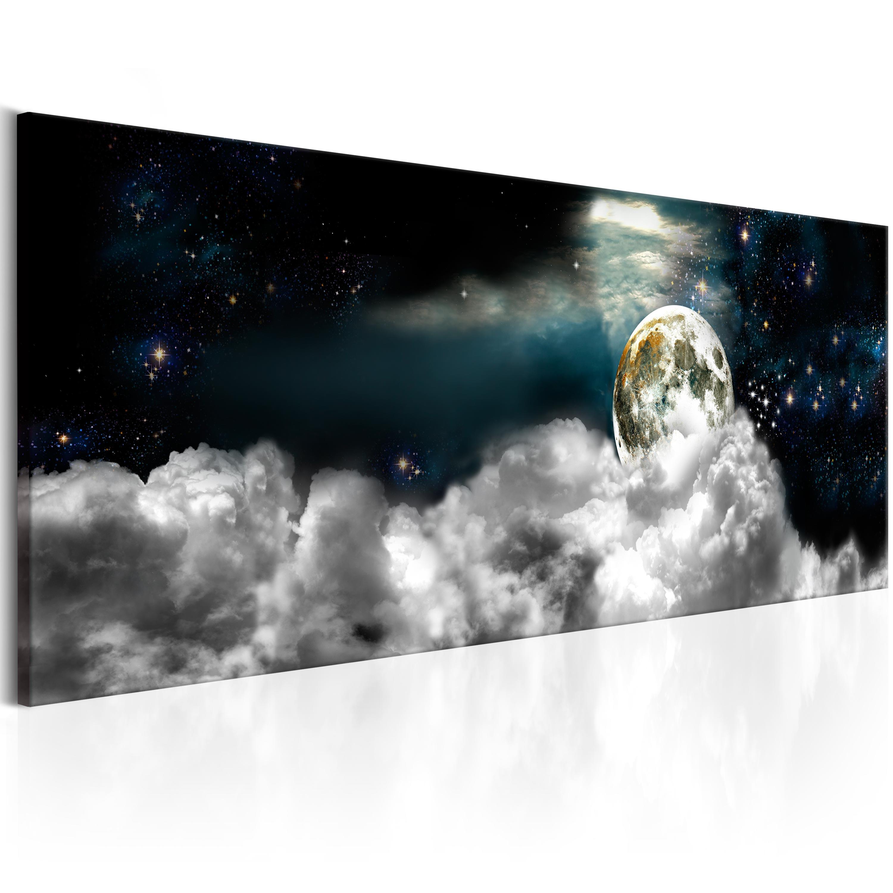 Billede - Moon in the Clouds - 135 x 45 cm - Standard