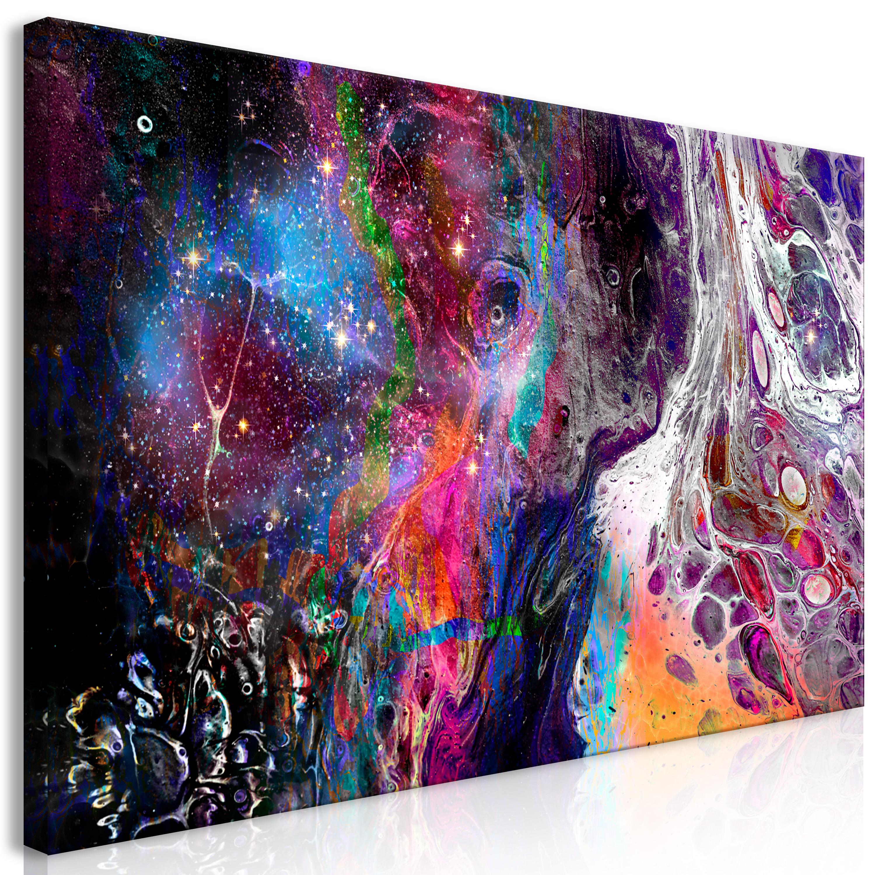 Billede - Colourful Galaxy (1 Part) Wide - 60 x 30 cm - Standard