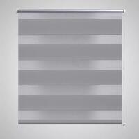 Rullegardin i zebradesign 80 x 175 cm grå