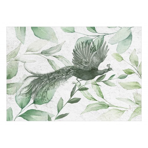 Fototapet Flight of a Peacock - Third Variant