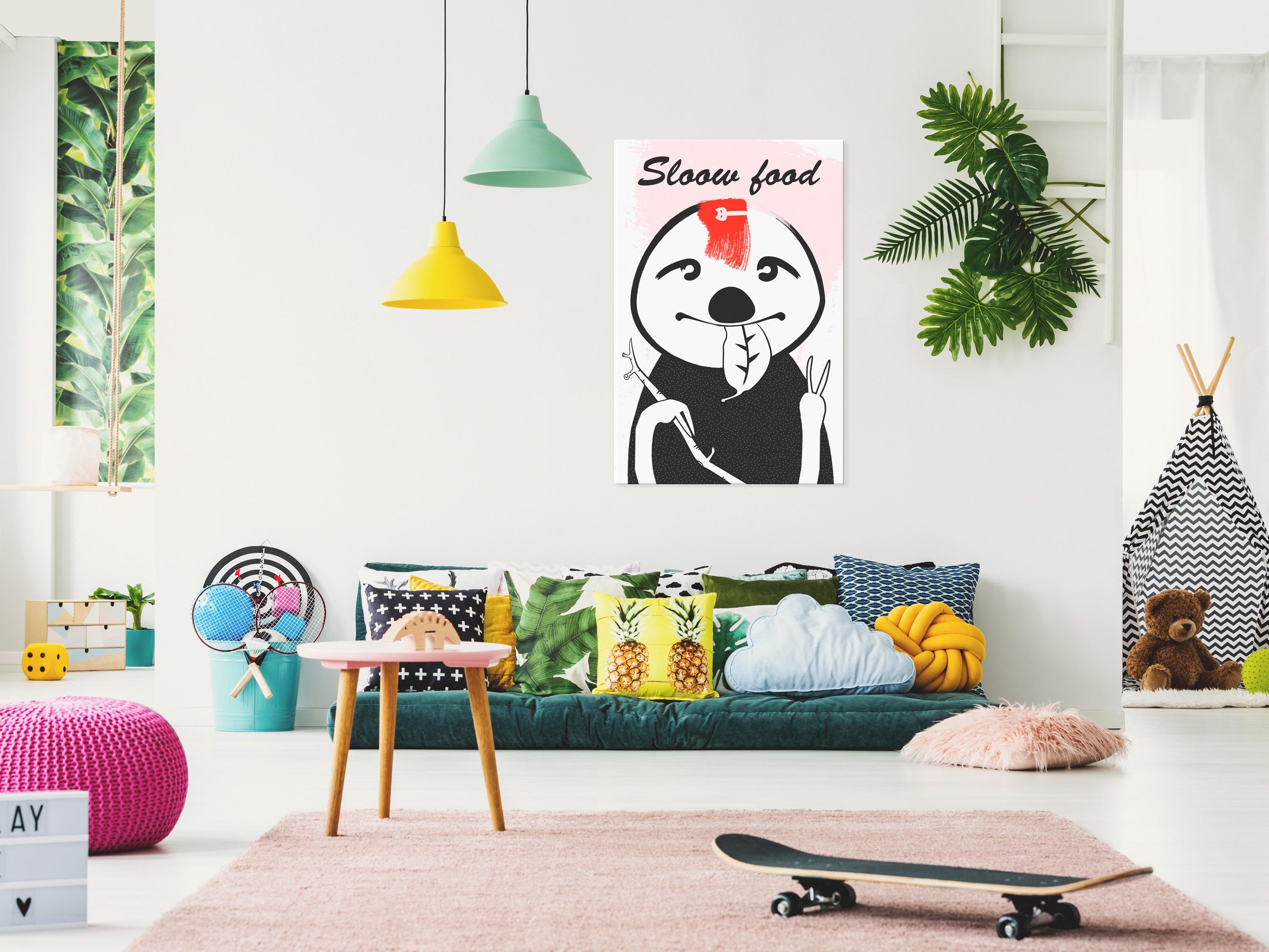 Billede - Sloth Trendsetter (1 Part) Vertical - 60 x 90 cm - Premium Print