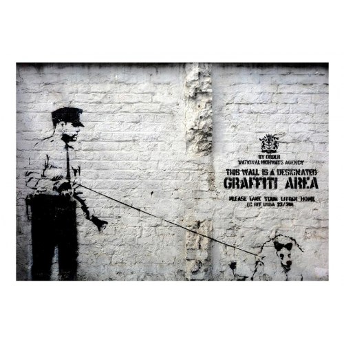 Banksy Graffiti Area fototapet til væg