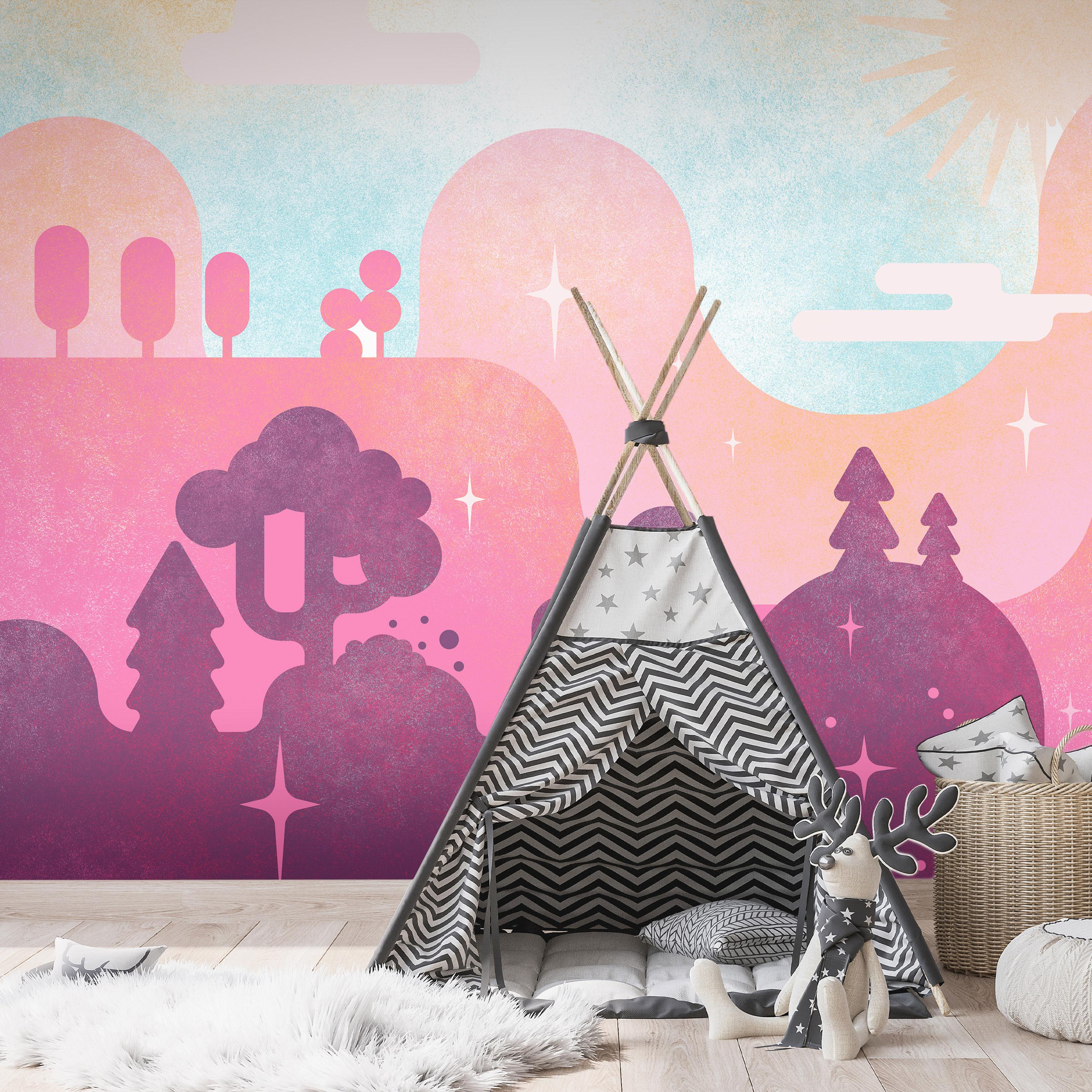 Fototapet - Candy Land - 150 x 105 cm - Standard