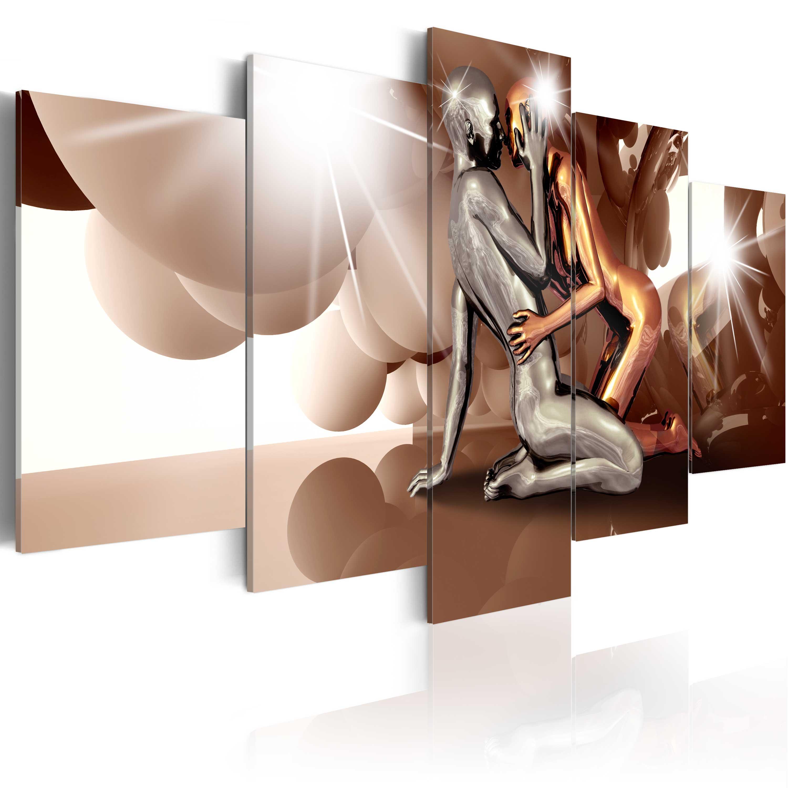 Billede - Moon Lovers - 200 x 100 cm - Premium Print