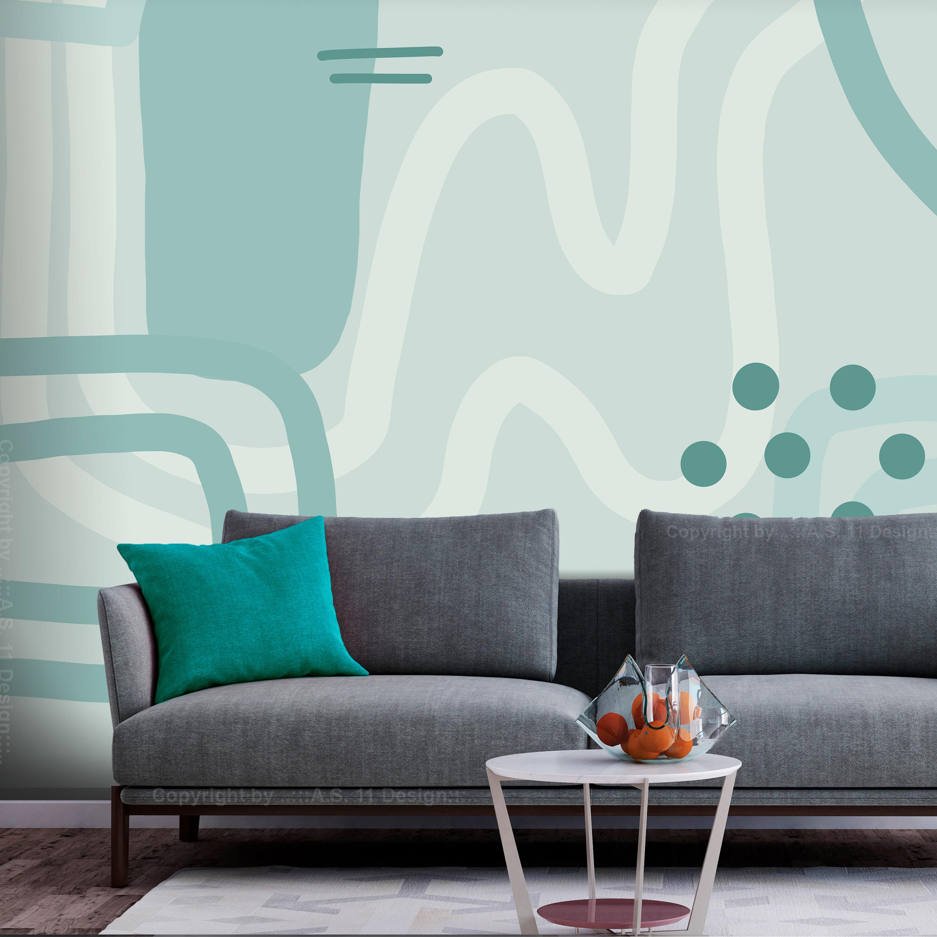 Fototapet - Abstract Forms - Third Variant - 450 x 315 cm - Standard
