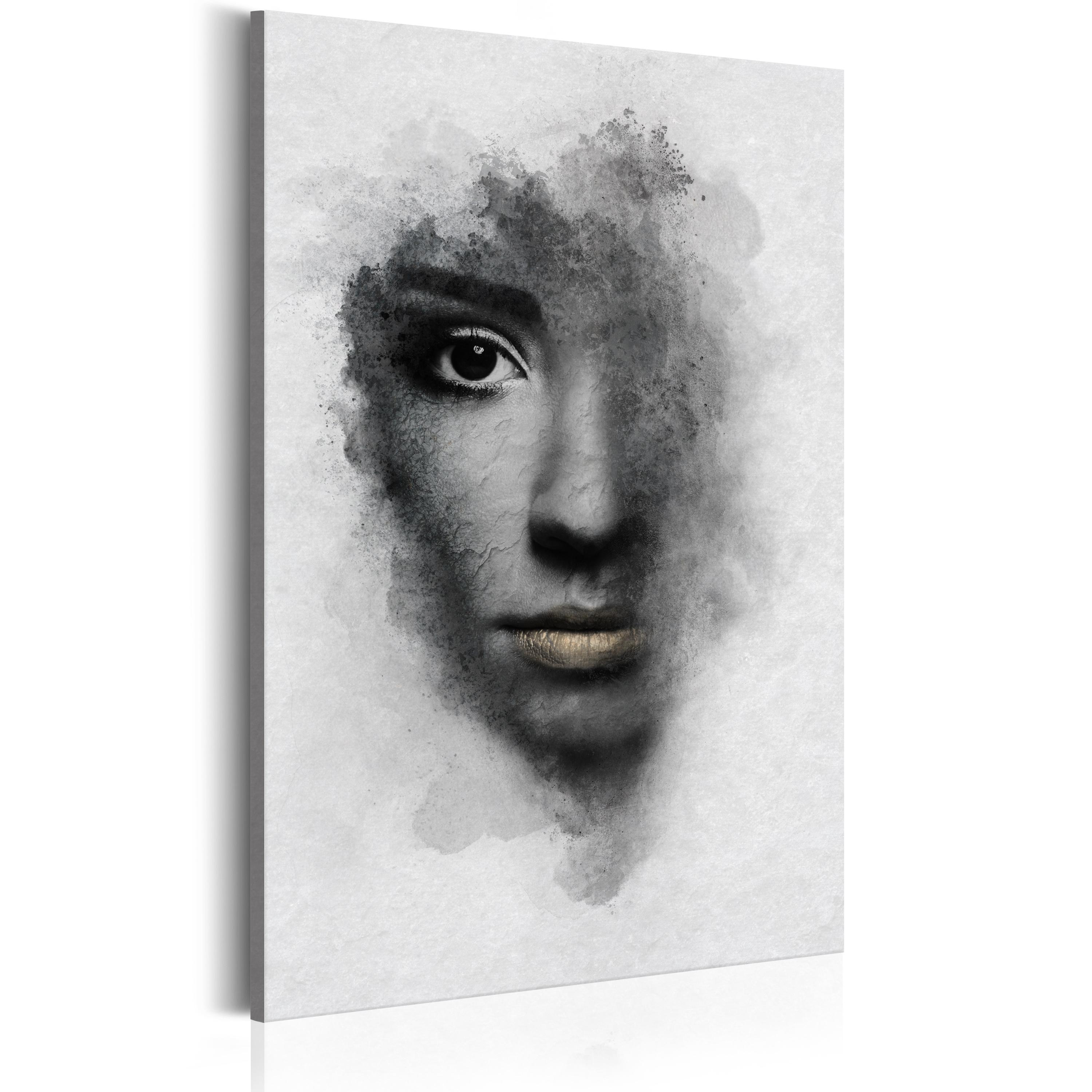 Billede - Grey Portrait - 80 x 120 cm - Premium Print