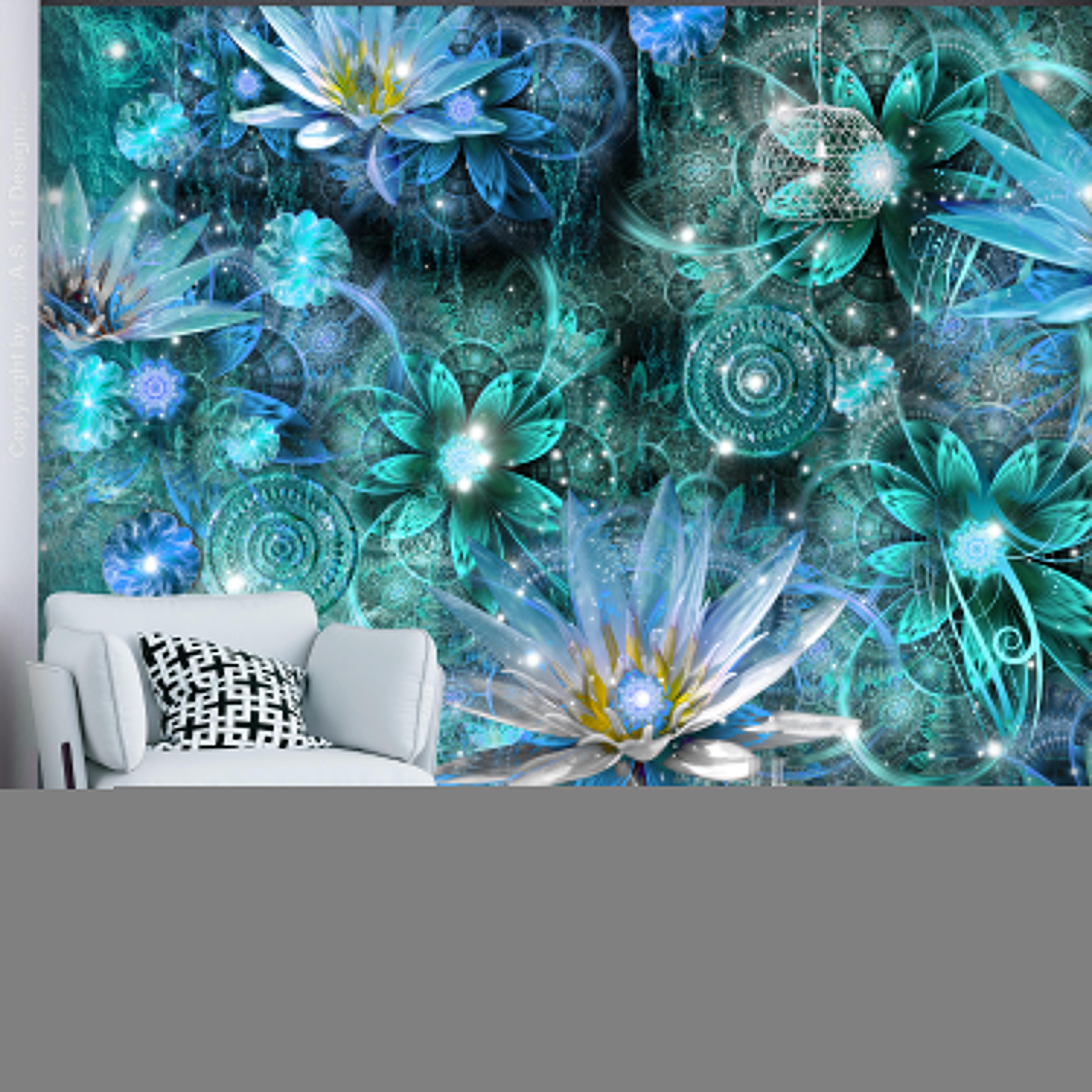 Fototapet - Water Lilies - 343 x 245 cm - Selvklæbende