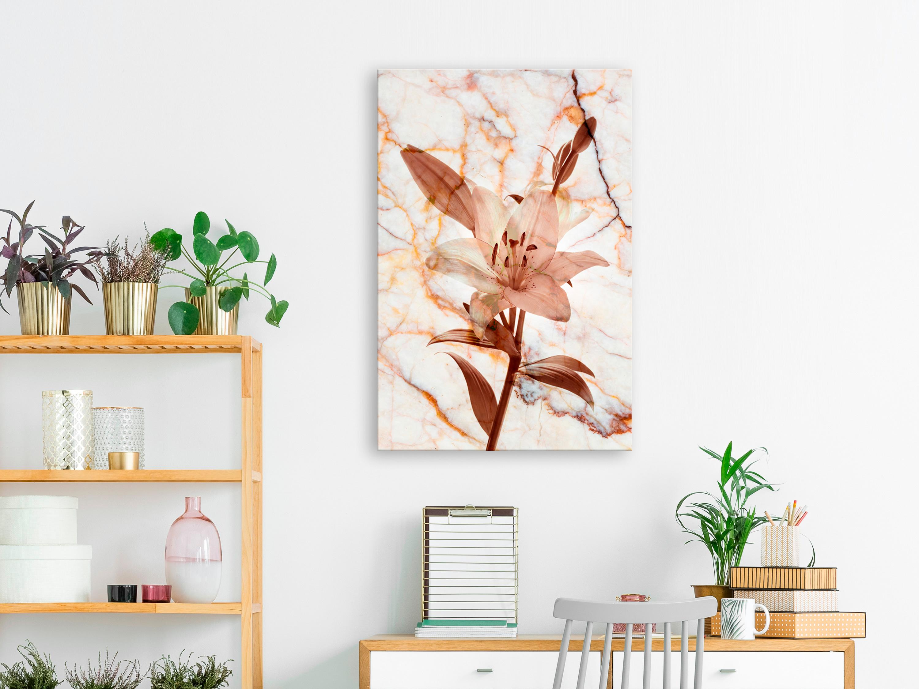 Billede - Milan Lily (1 Part) Vertical - 20 x 30 cm - På italiensk lærred
