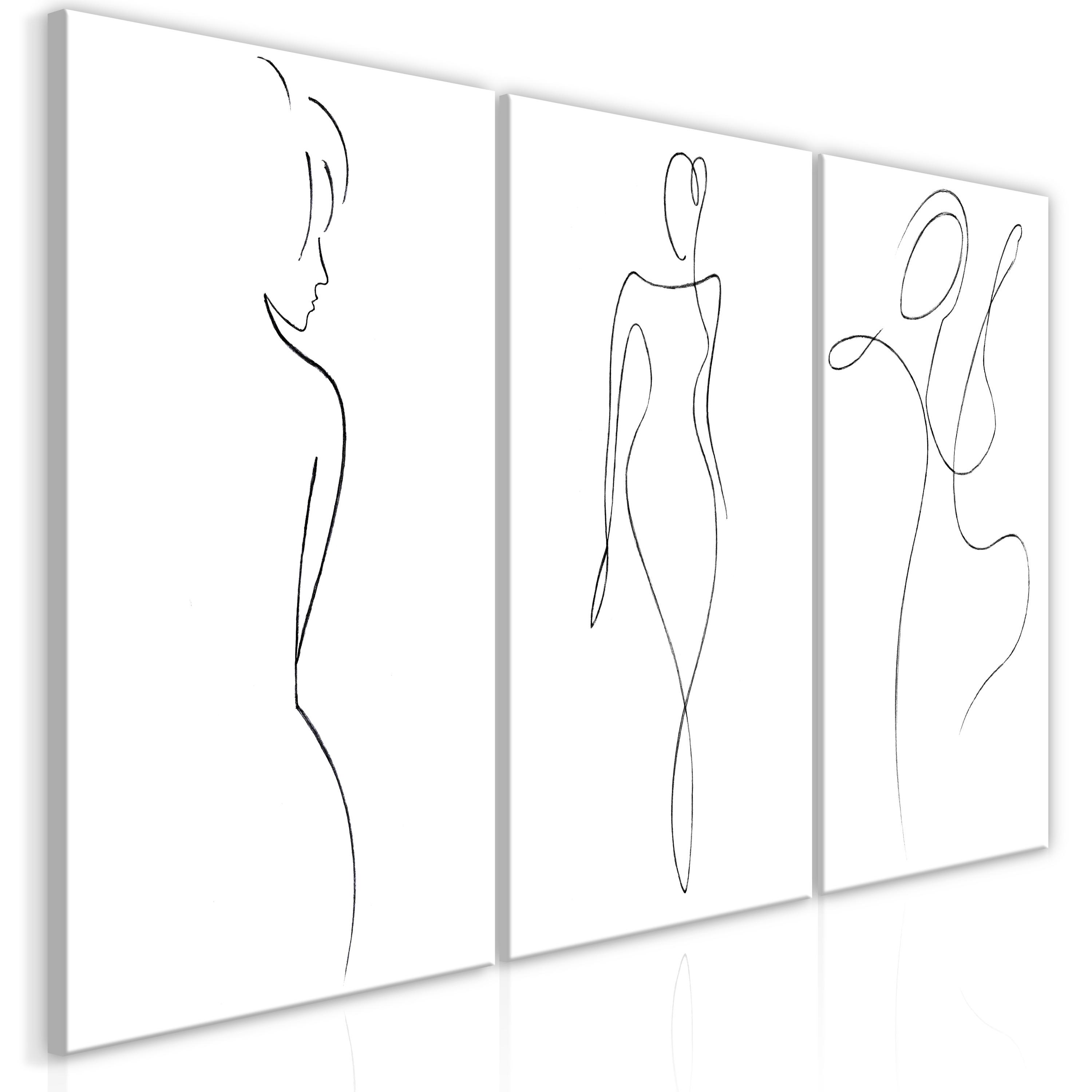 Billede - Silhouettes (Collection) - 60 x 30 cm - Premium Print
