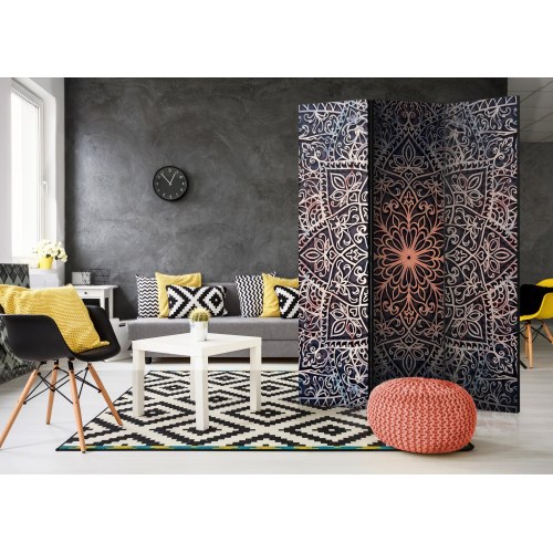 Orientalsk 3-panels skærmvæg Spiritual Finely 135 x 172 cm