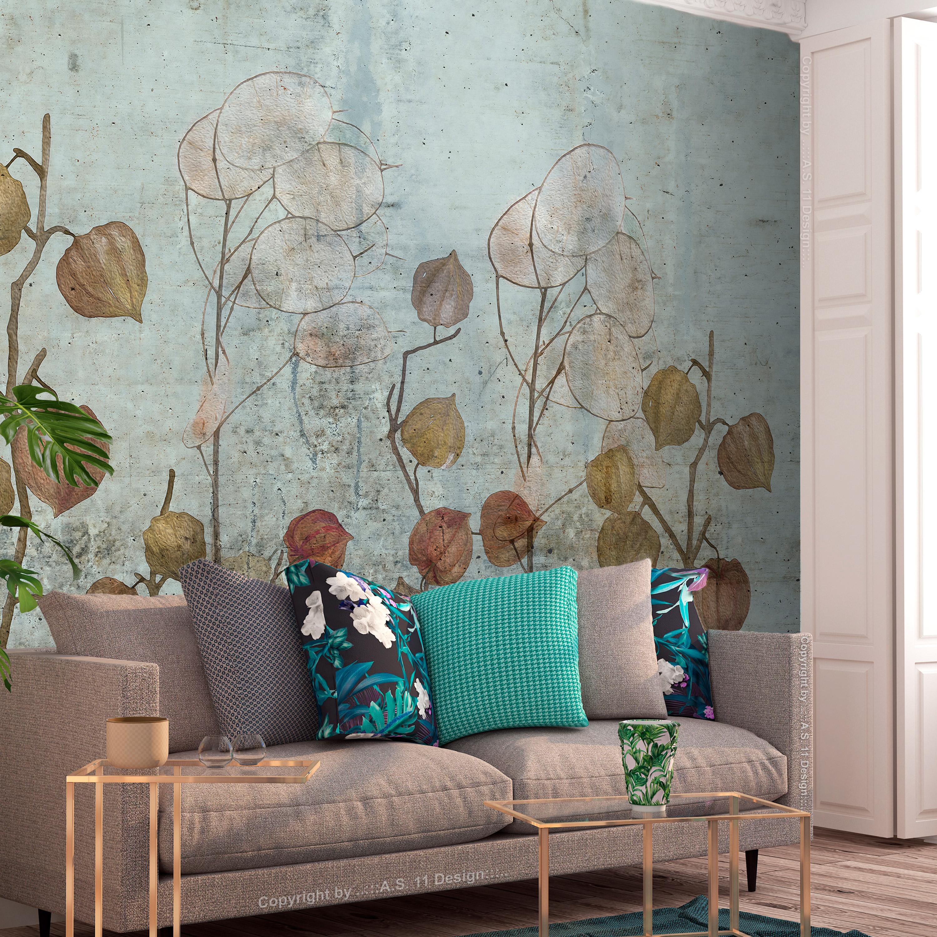 Fototapet - Painted Lunaria - 100 x 70 cm - Standard