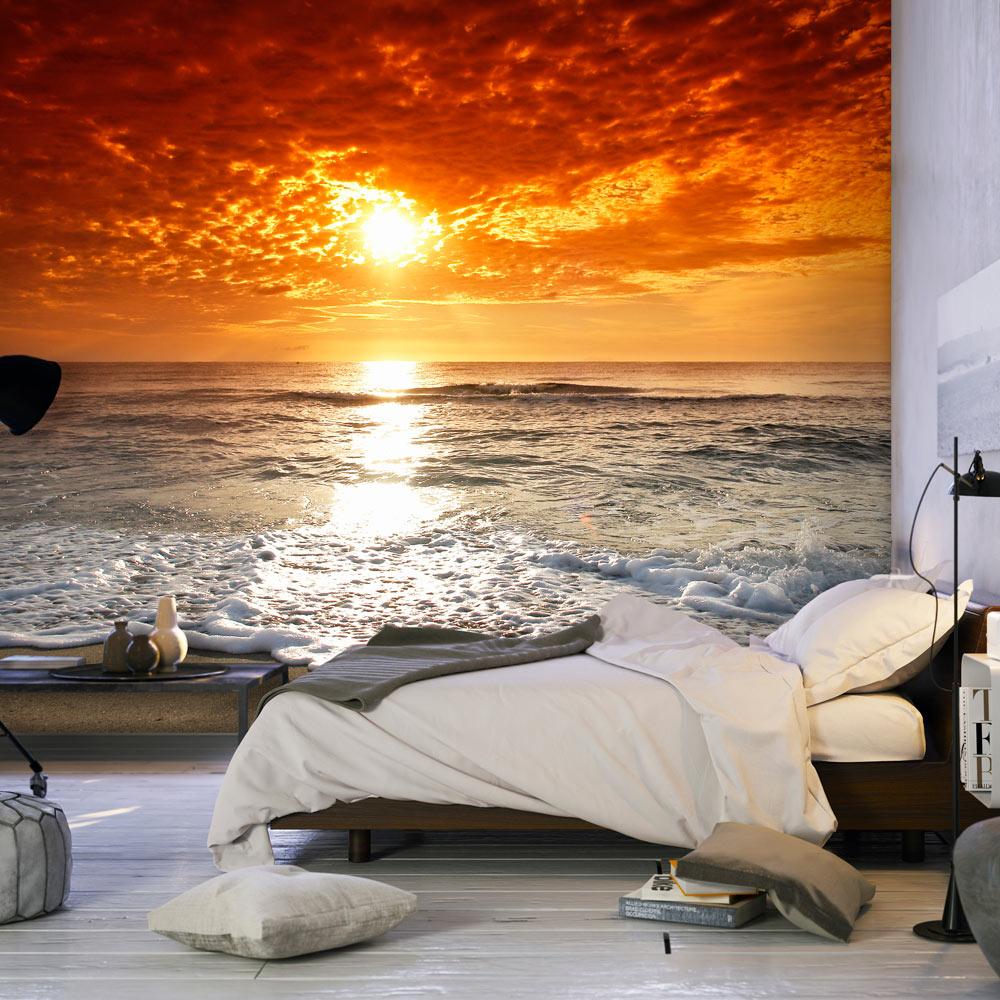 Fototapet - Marvelous solnedgang - 300 x 231 cm - Standard