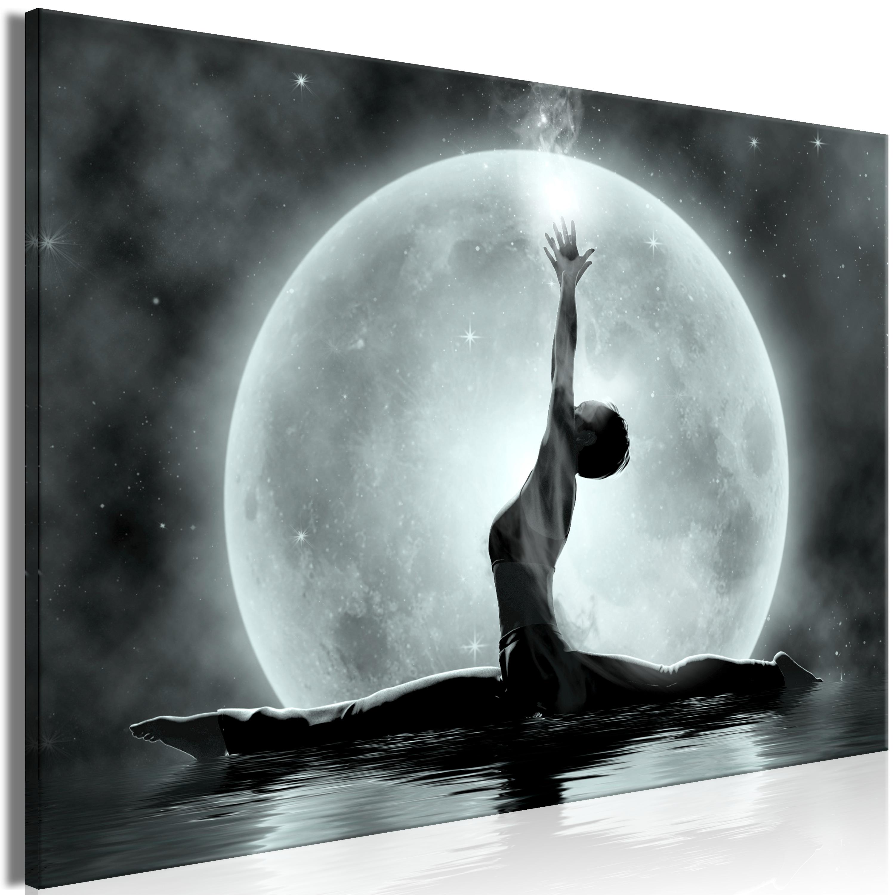 Billede - Twine (1 Part) Wide Grey - 120 x 80 cm - Premium Print