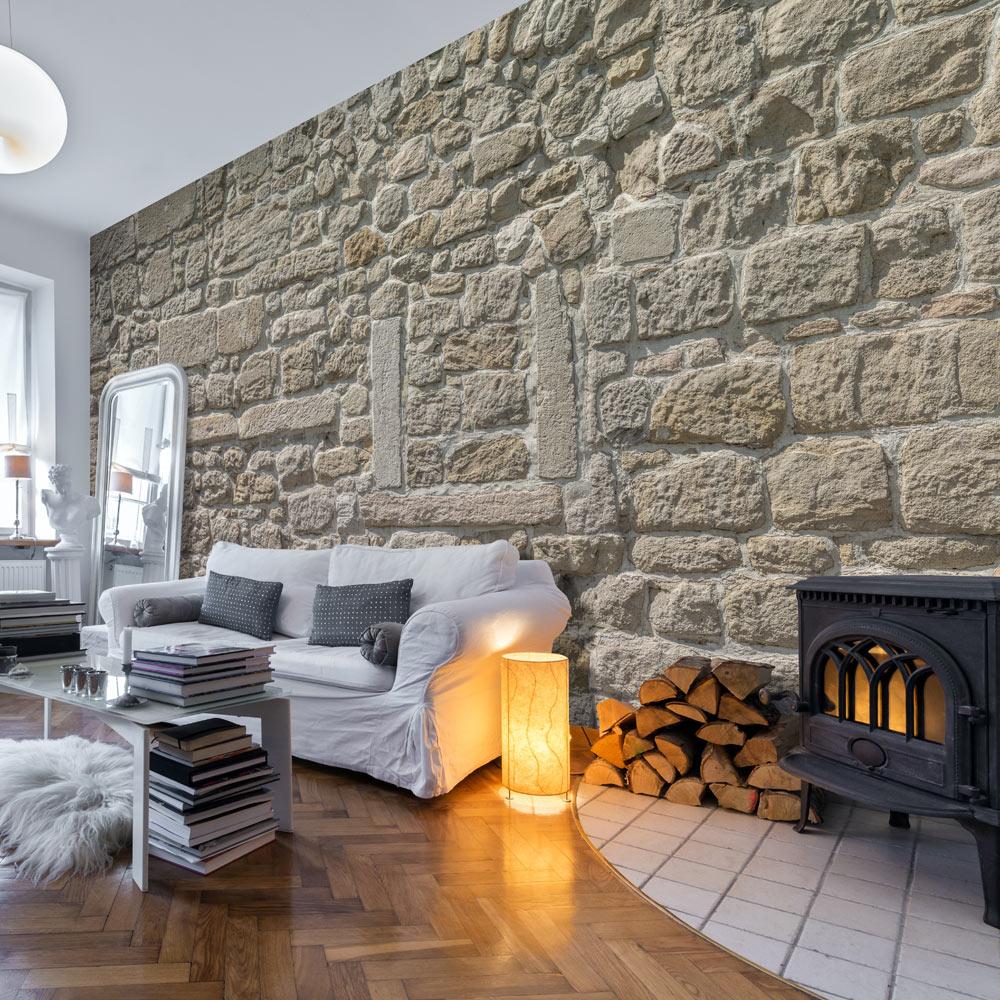 Fototapet - Stone Temple - 490 x 280 cm - Selvklæbende