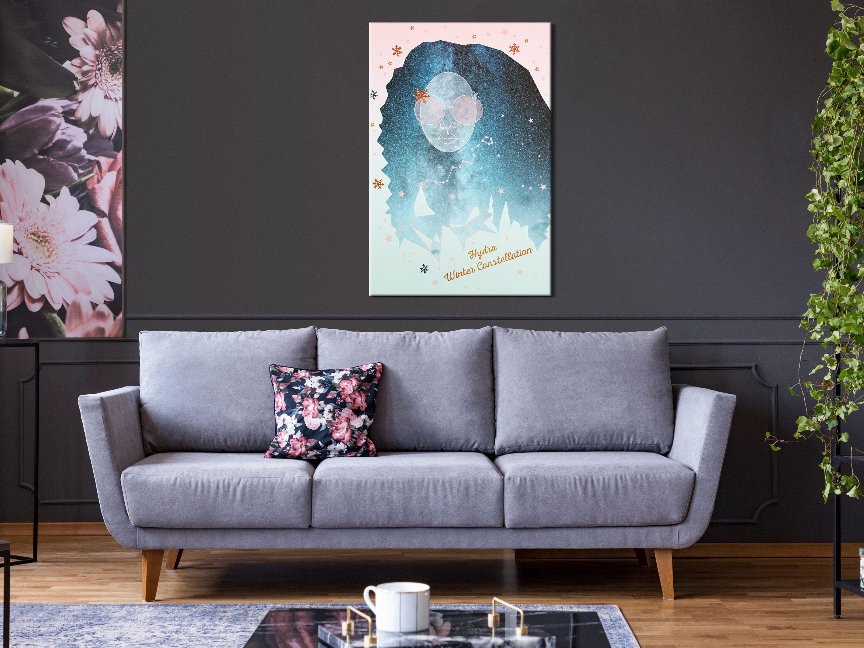 Billede - Hydra Winter Constellation (1 Part) Vertical - 60 x 90 cm - Premium Print