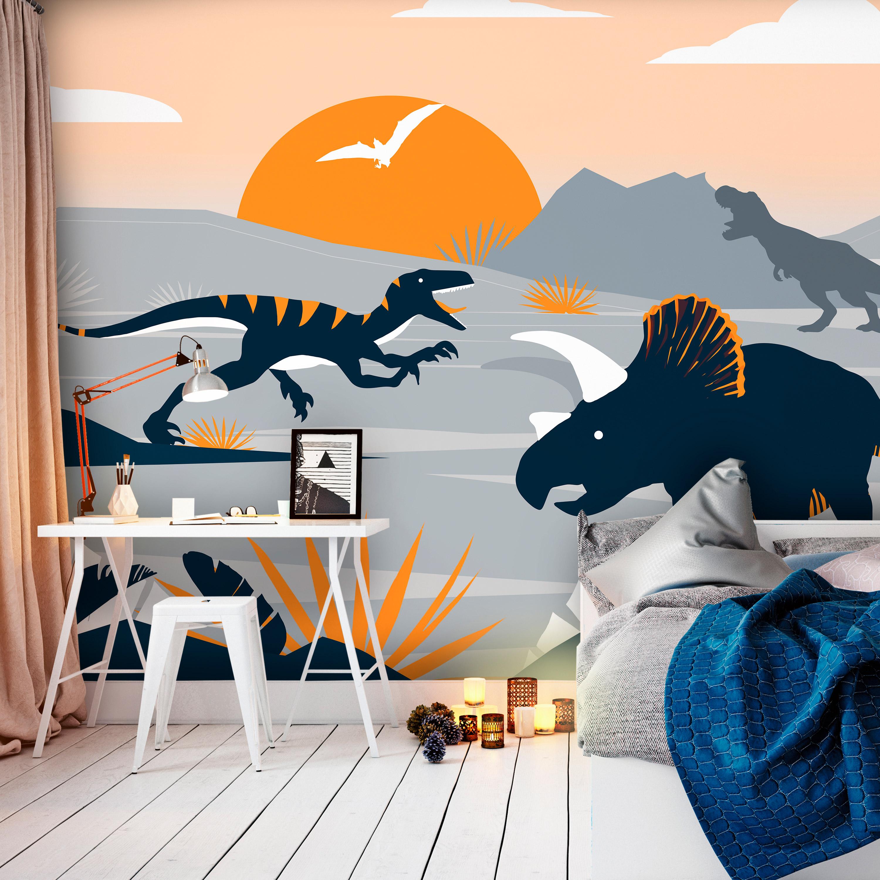 Fototapet - Last Dinosaurs - Third Variant - 294 x 210 cm - Selvklæbende