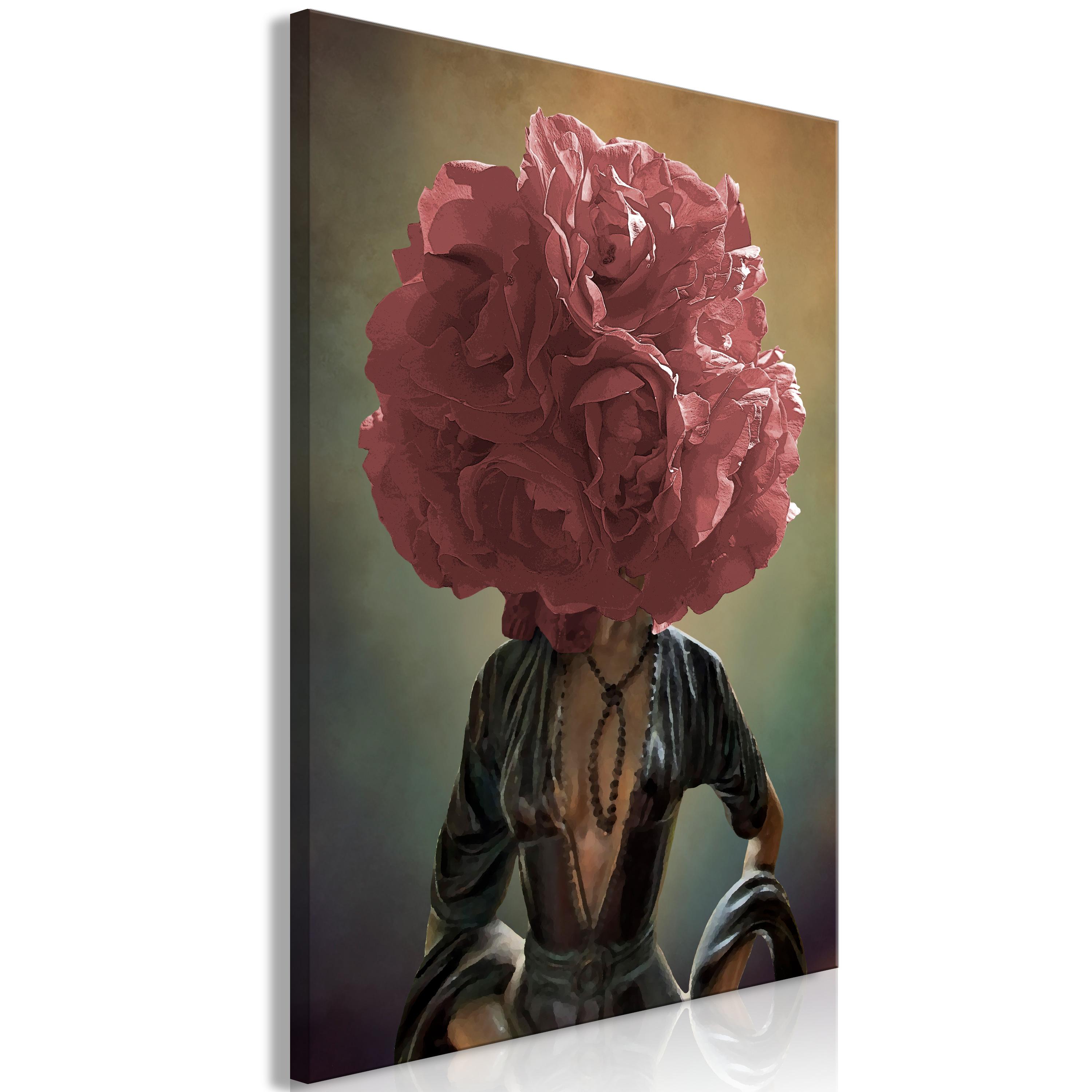 Billede - Flowery Thoughts (1 Part) Vertical - 40 x 60 cm - Premium Print