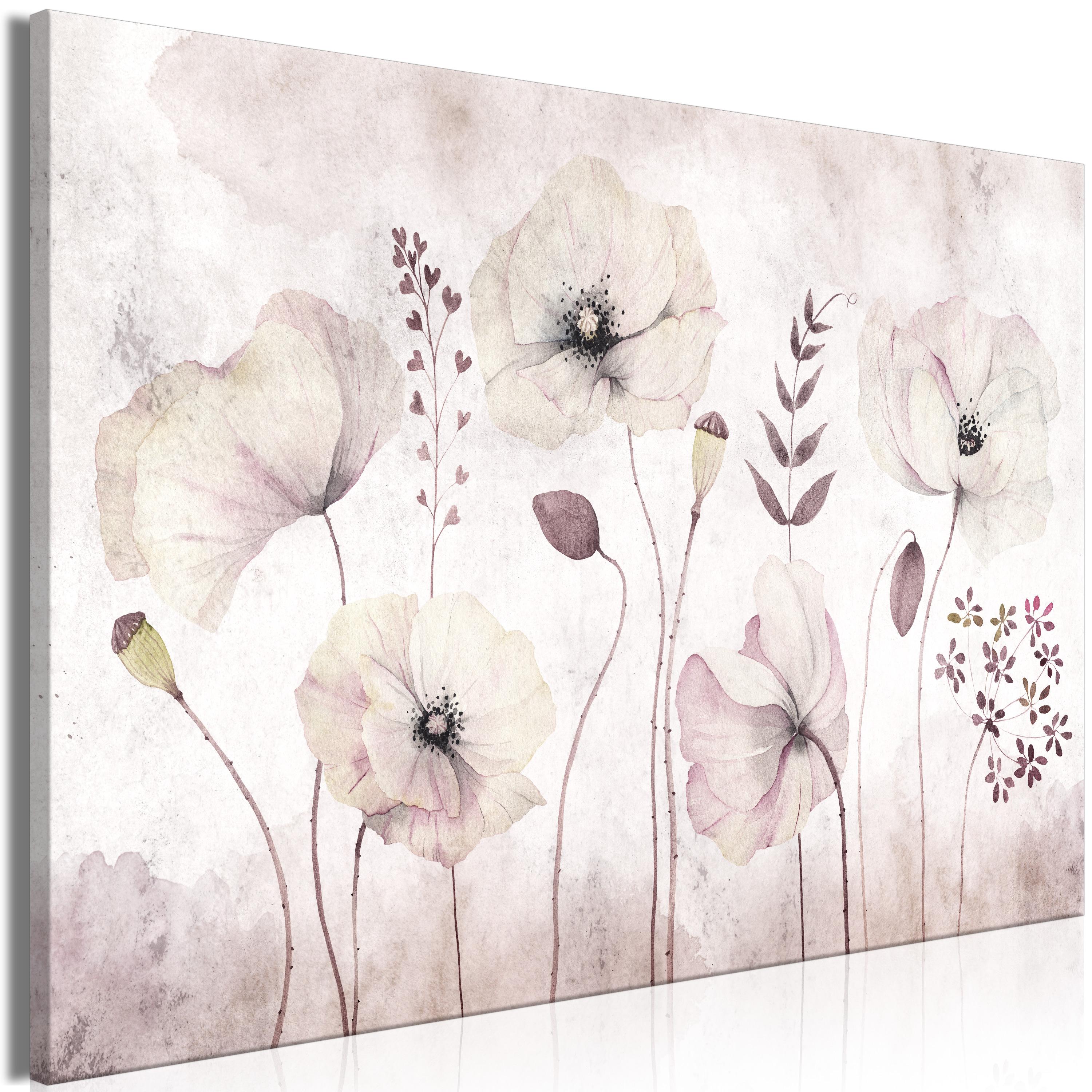 Billede - Floral Moment (1 Part) Wide - 60 x 40 cm - Standard