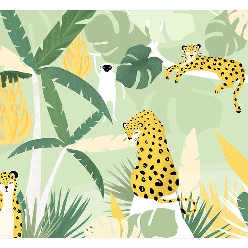 Fototapet - Cheetahs in the Jungle - First Variant