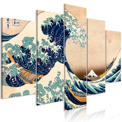 Billede - The Great Wave off Kanagawa (5 dele) Wide