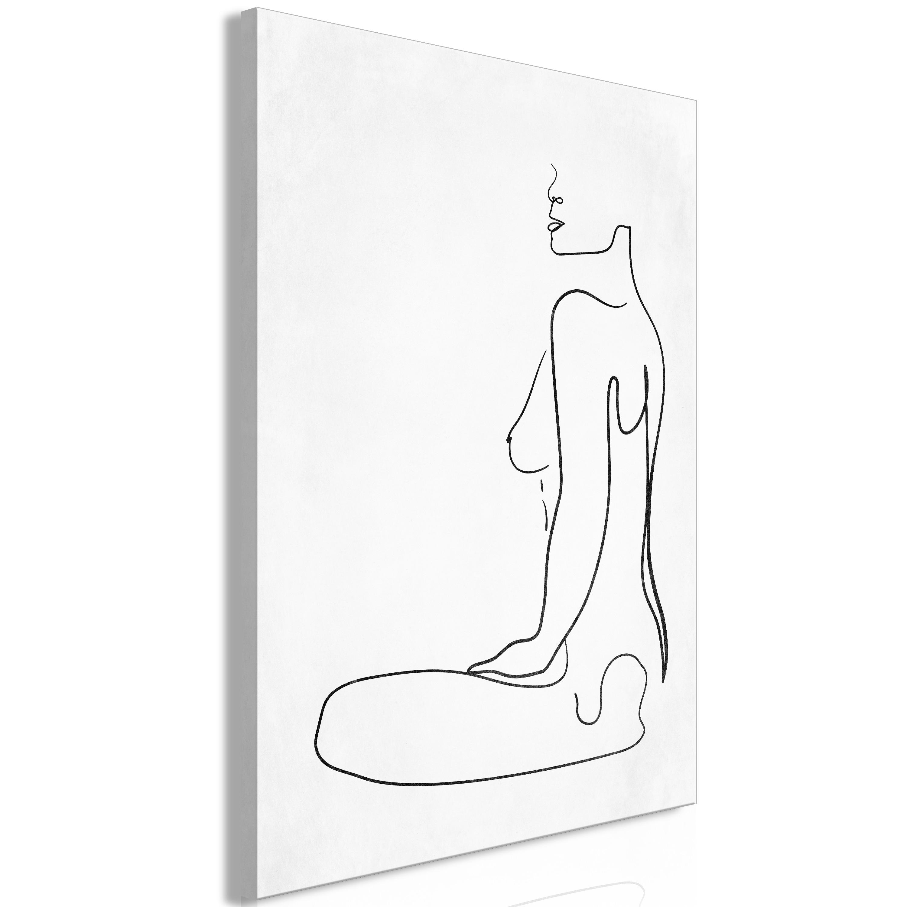 Billede - Female Form (1 Part) Vertical - 40 x 60 cm - Premium Print