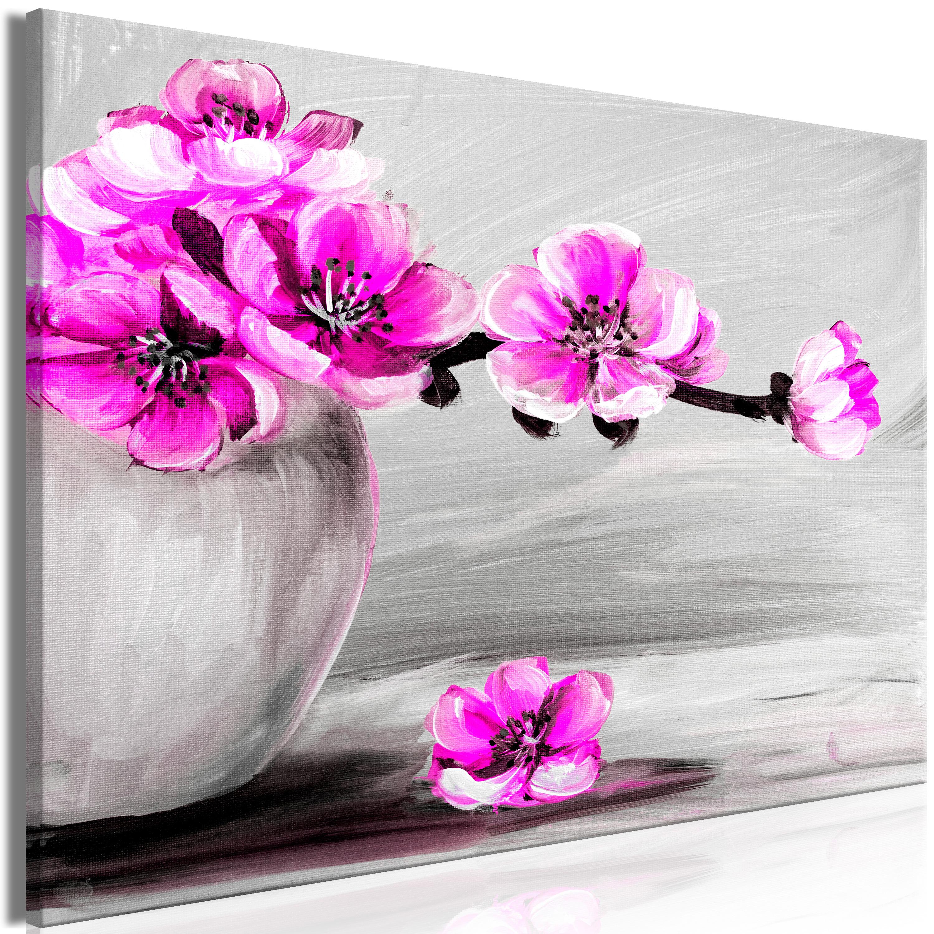 Billede - Lightness of Light (1 Part) Wide Pink - 120 x 80 cm - Premium Print