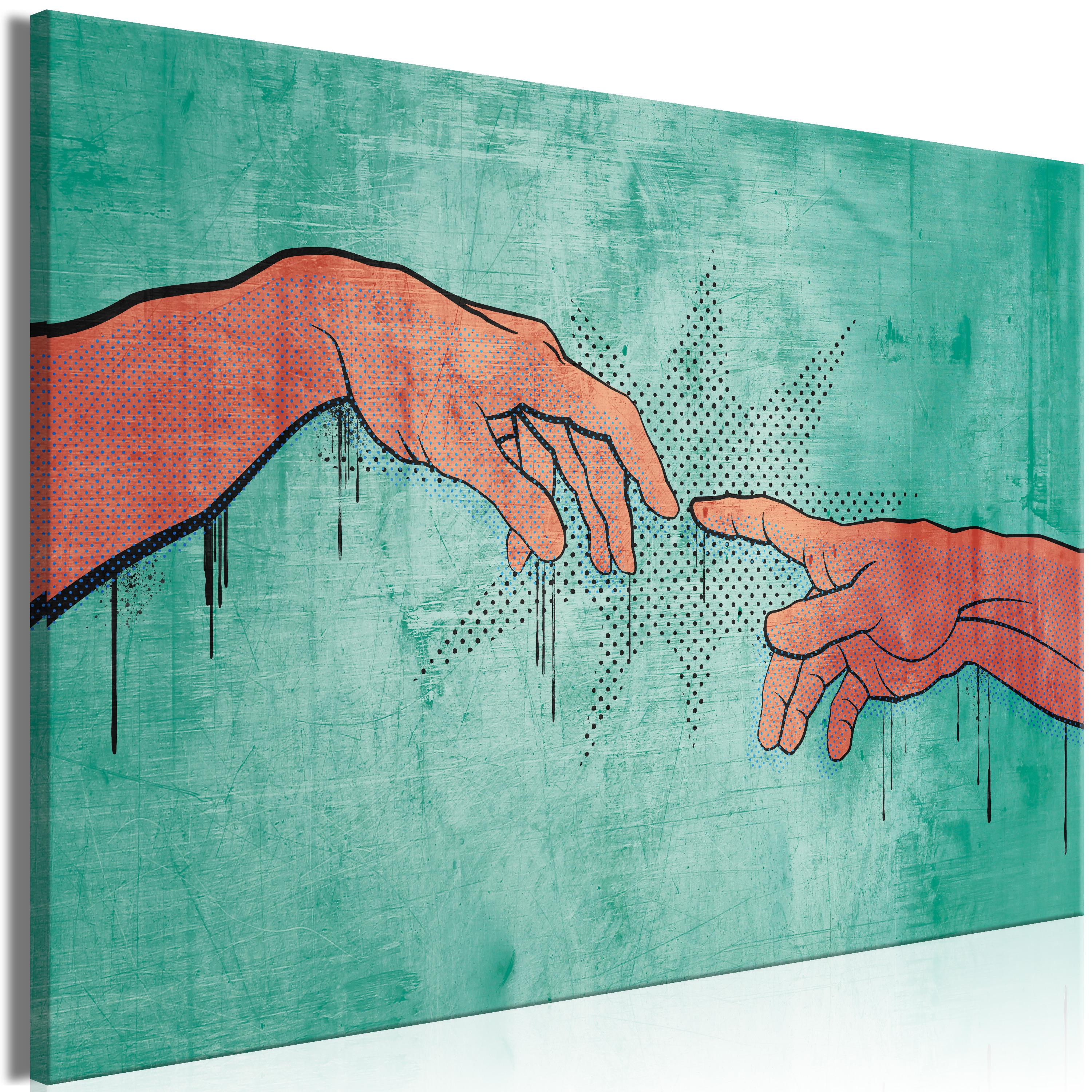 Billede - Electrifying Touch (1 Part) Wide - 30 x 20 cm - Premium Print
