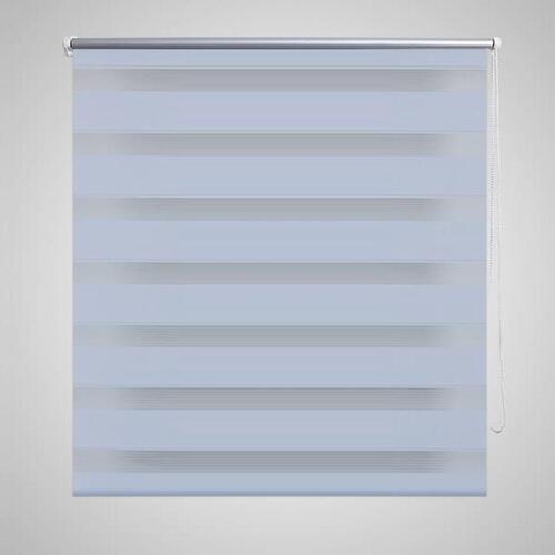 Rullegardin i zebradesign 120 x 230 cm hvid