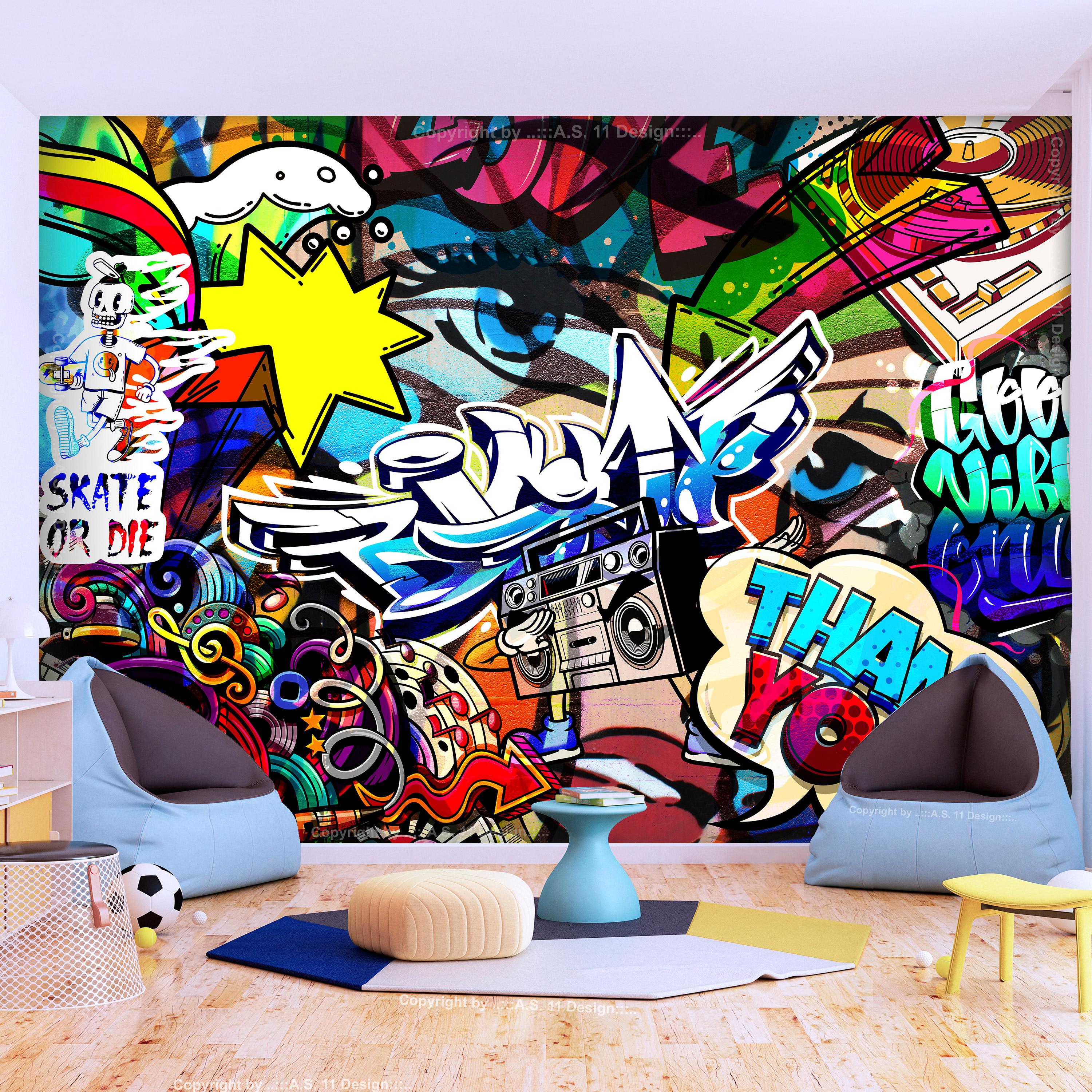 Fototapet - Metropolia's Language - 450 x 315 cm - Standard