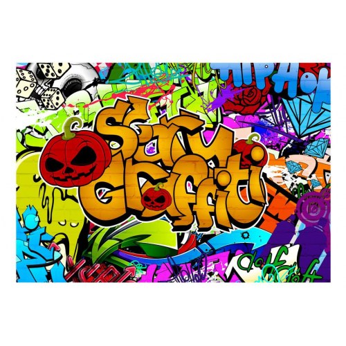 Fototapet - Scary graffiti