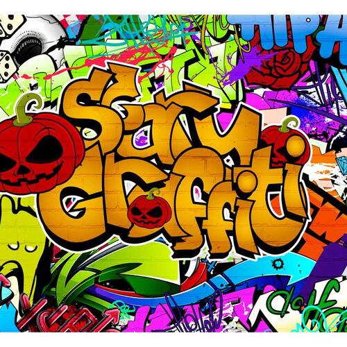 Fototapet - Scary graffiti