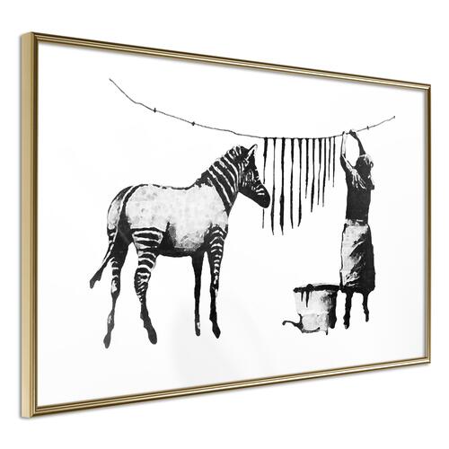 Plakat - Banksy: Washing Zebra