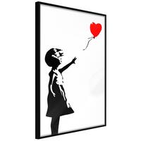 Plakat - Little Girl with a Balloon