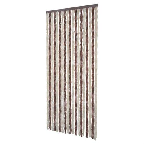 Insektgardin beige og lysebrun 90 x 220 cm chenille