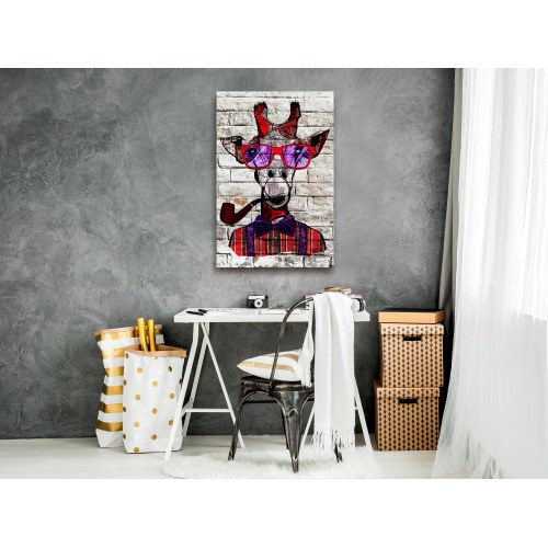 Billede - Hipster Giraffe (1 Part) Vertical