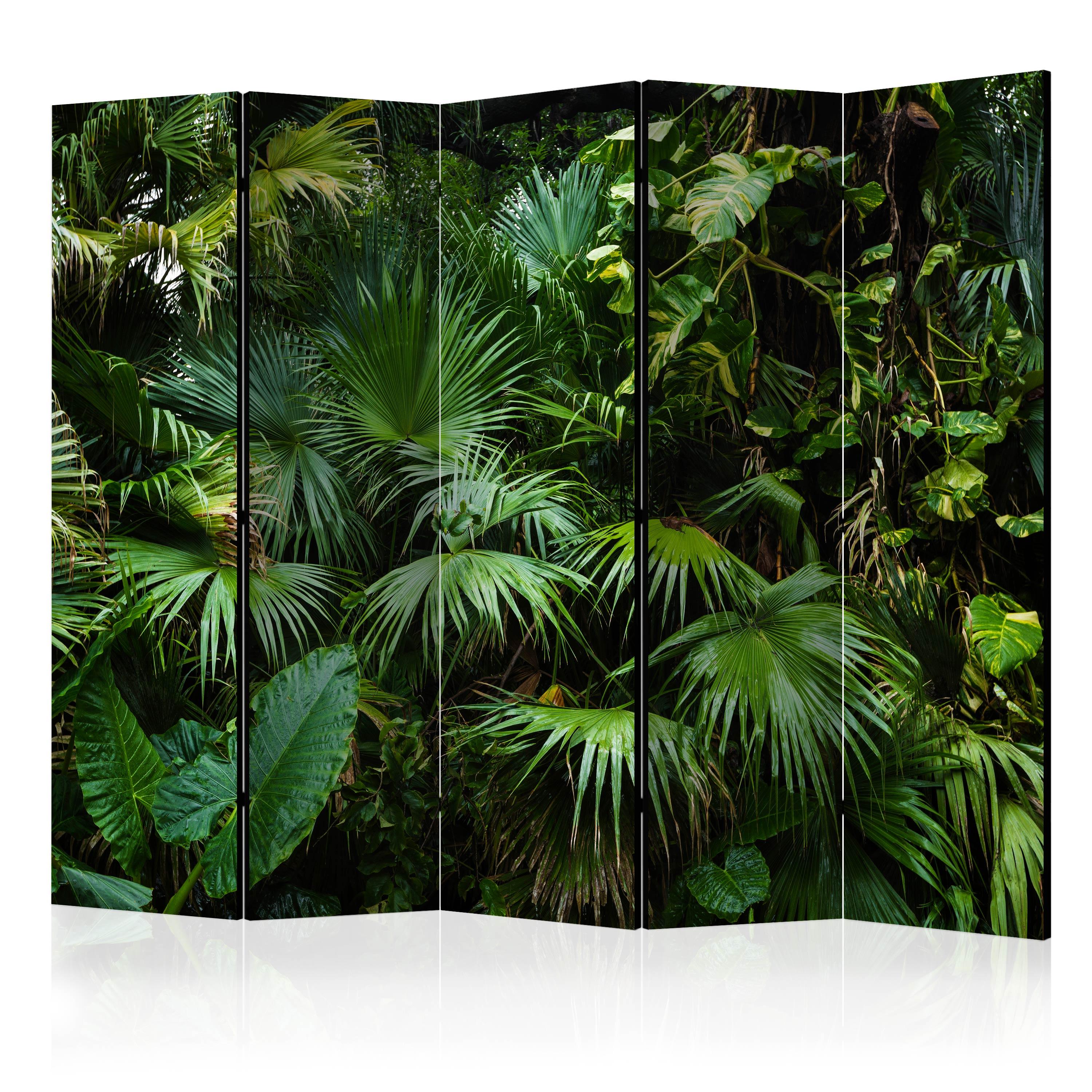 Skærmvæg - Sunny Jungle II - 225 x 172 cm - Dobbeltsiddet