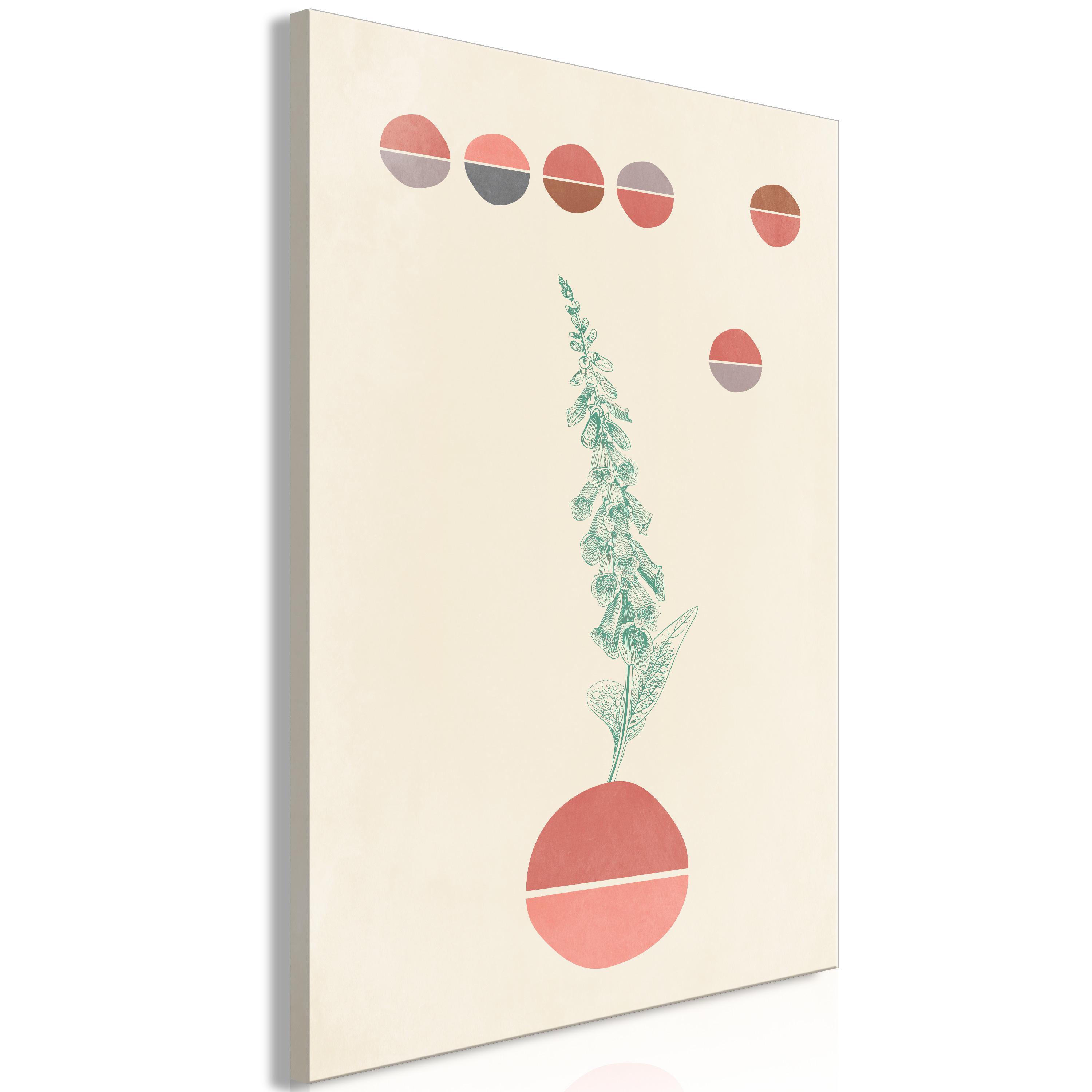 Billede - Campanulas (1 Part) Vertical - 20 x 30 cm - På italiensk lærred