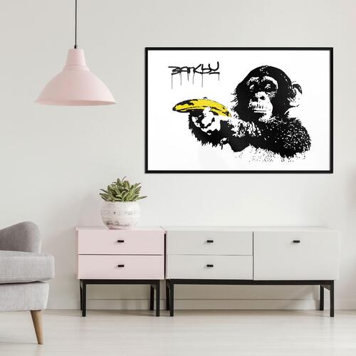 Plakat - Banksy: Monkey with Banana