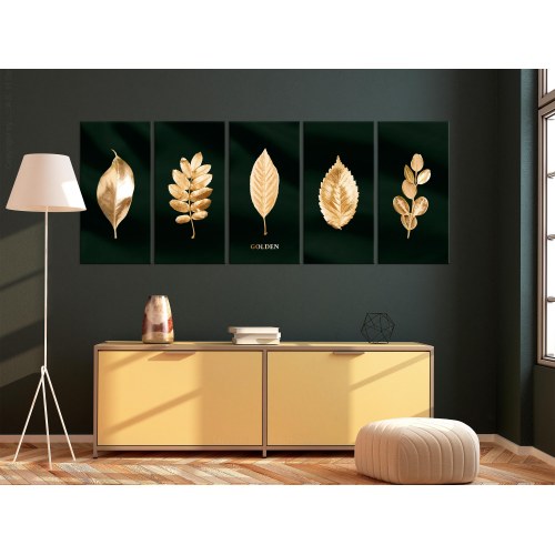 Noble Collection lærredsbillede i 5 dele smal 200 x 80 cm