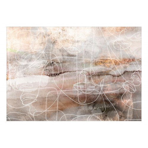 Fototapet - Penetrating Faces