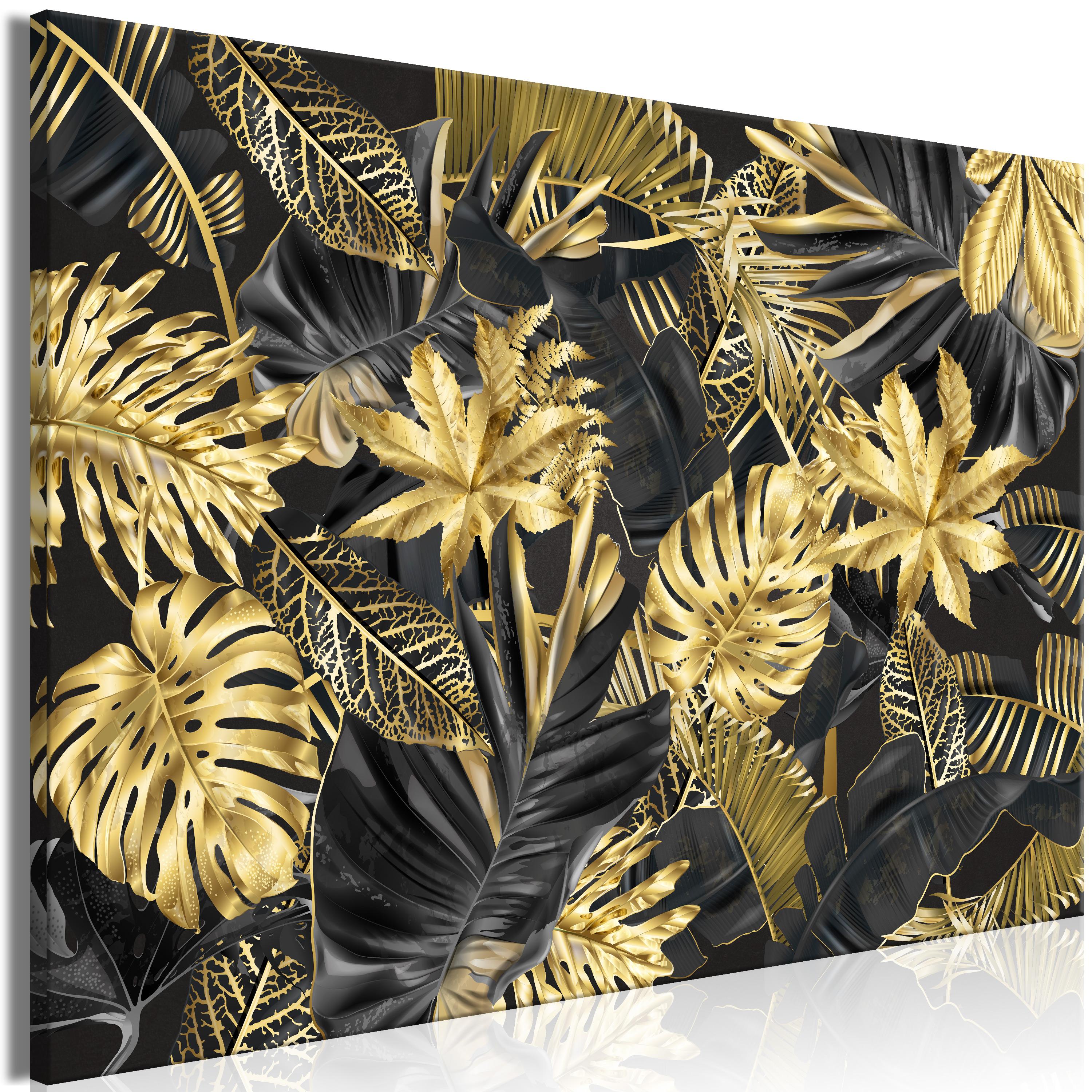 Billede - Luxurious Plants (1 Part) Wide - 60 x 40 cm - På italiensk lærred